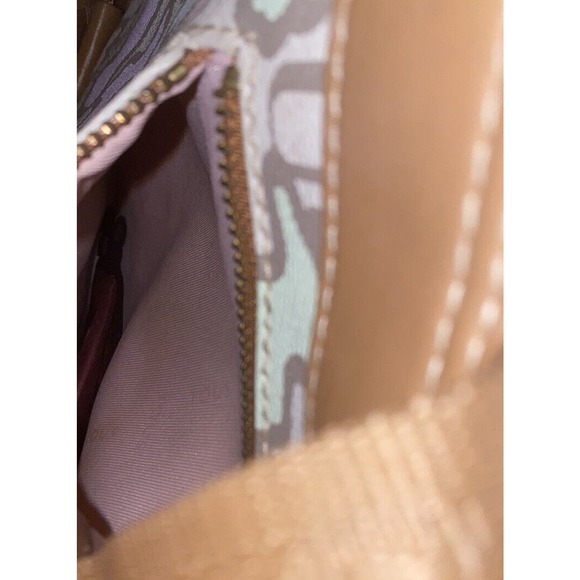 TOUS‎ Kaos Icon Feminine Beige multicolored Leather Backpack Pre Own Puzzle Y2K main image 5